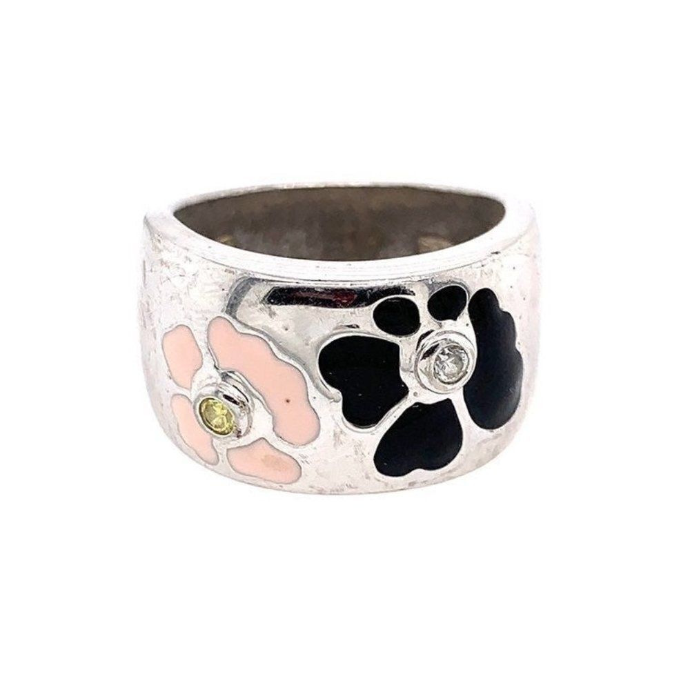925 Flower Dome Ring